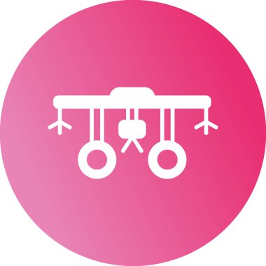 Spreyleme makinesi simgesinin vektör çizimi