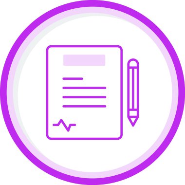 Kağıt simgesi vektör illüstrasyonunu boşa