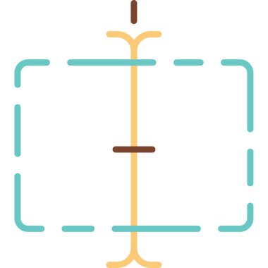 metin simge vektör çizim 