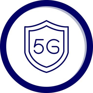 İnternet simgesinin 5g vektör illüstrasyonu 