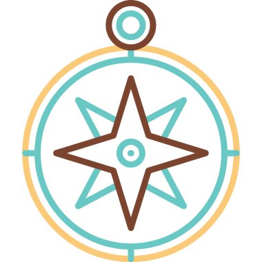 Pusula simgesi vektör resimlemesi 