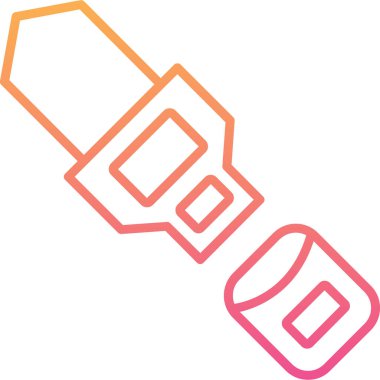 Özdenetim web simgesi, vektör illüstrasyonu