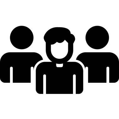 Takım. Web simgesi basit illüstrasyon 