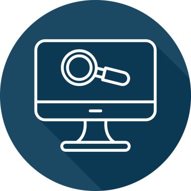 seo modern simgesinin vektör illüstrasyonu         