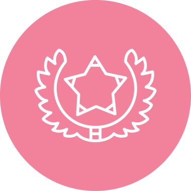 Yıldız web simge vektör çizim 