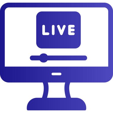 Yaşa. Web simgesi basit bir illüstrasyon. Ben...