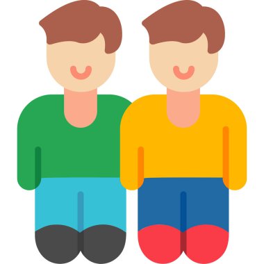 Kuyruk ağ simgesi, vektör illüstrasyonu