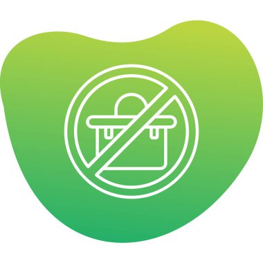 İşsizlik simgesi, vektör illüstrasyonu 