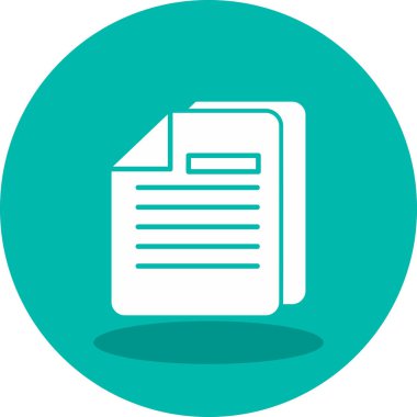 dokümanlar web simgesi vektör illüstrasyonu