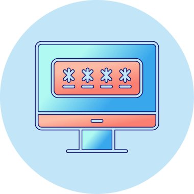password web icon vector illustration 