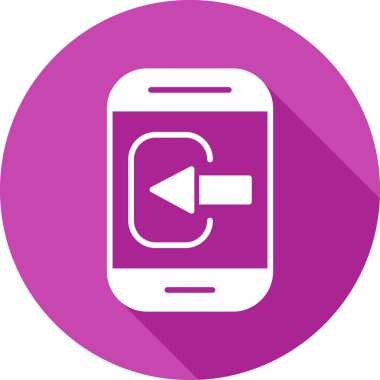 Akıllı Telefon web simgesi basit illüstrasyonunu kontrol et