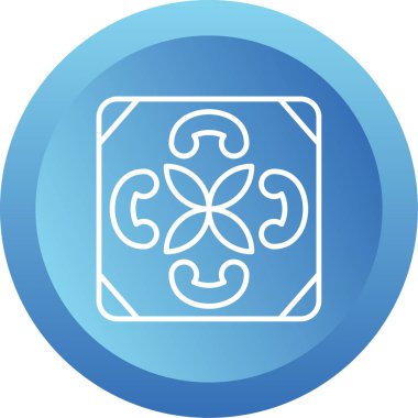 Döşeme. Web simgesi basit illüstrasyon