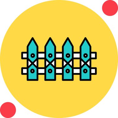 Çitin vektör illüstrasyonu