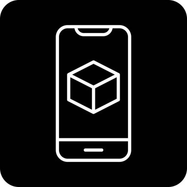 Görüntüde Artırılmış Gerçeklik simgesine sahip akıllı telefon 