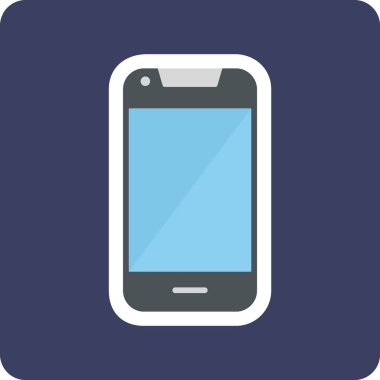 Smartphone web simgesi, vektör çizim 