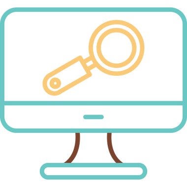 seo modern simgesinin vektör illüstrasyonu 