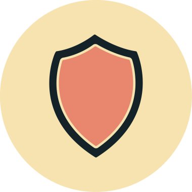 Ağ için koruma kalkanı vektör simgesi 