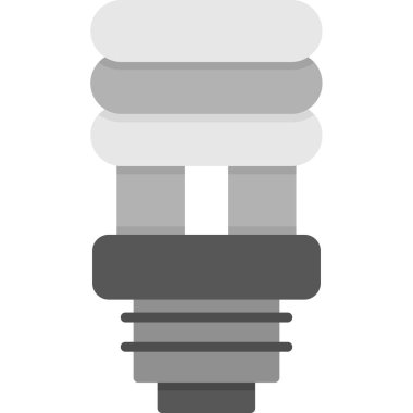 spiral ampul ikonu web basit illüstrasyon