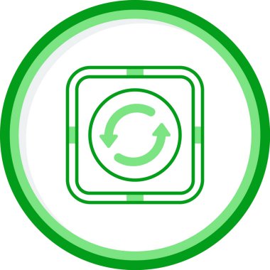 Web simgesi, vektör illüstrasyonunu tekrarla