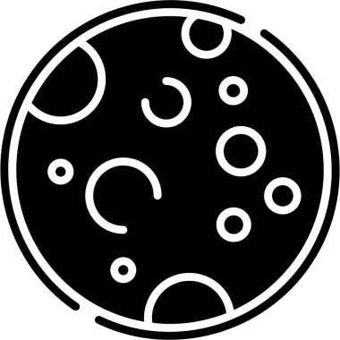 Dolunay simgesi, vektör illüstrasyonu