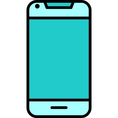 Smartphone web simgesi, vektör çizim 