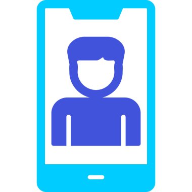 Smartphone web simgesi, vektör çizim 