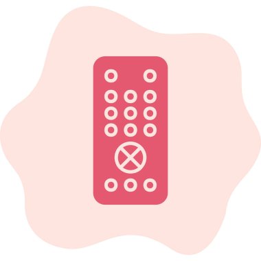 Uzaktan kumanda simge vektör çizim