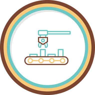 Taşıyıcı ağ simgesi, vektör illüstrasyonu