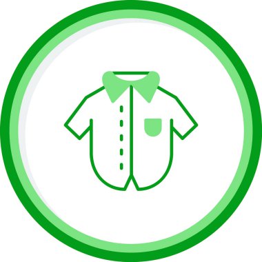 Bowling tişört simgesinin vektör illüstrasyonu 