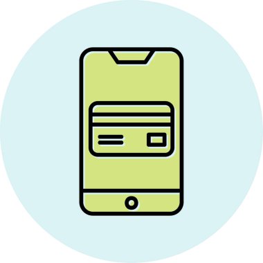 akıllı telefon ve kredi kartı, Ödeme Yöntemi simgesi