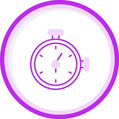 Zamanlayıcı simgesi, vektör illüstrasyonu 