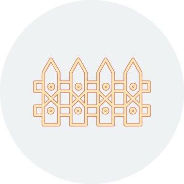 Çitin vektör illüstrasyonu