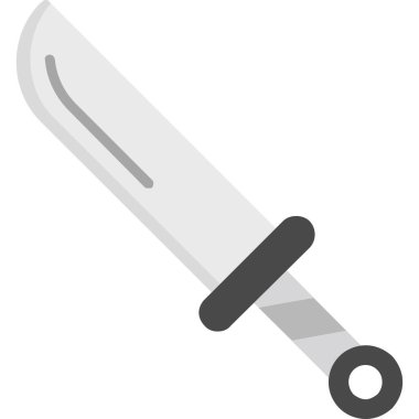 Hançer. Web simgesi basit illüstrasyon 