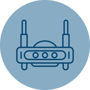 Yönlendirici. Web simgesi basit illüstrasyon 