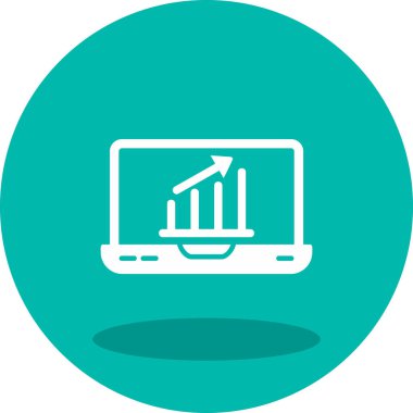 İş çizelgesi. Web simgesi basit illüstrasyon 