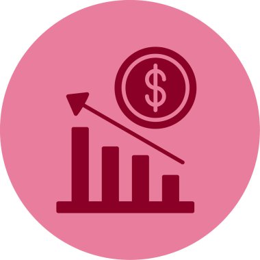 Ekonomi simgesi modern basit illüstrasyon 