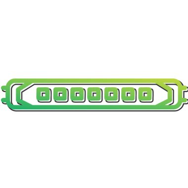 Ampul simgesinin vektör illüstrasyonu 