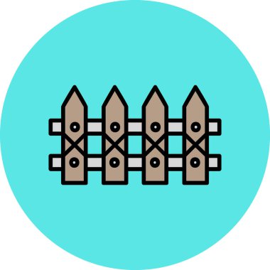 Çitin vektör illüstrasyonu