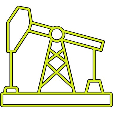 yağ pompası ikon vektör illüstrasyonu 