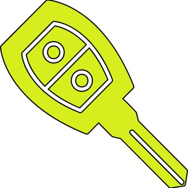 araba anahtarı vektör illüstrasyonu