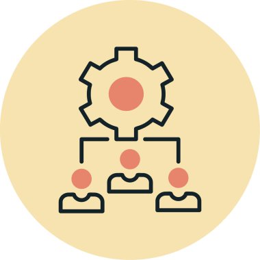 Bir grup insanın vektör çizimi, Takım Yönetimi