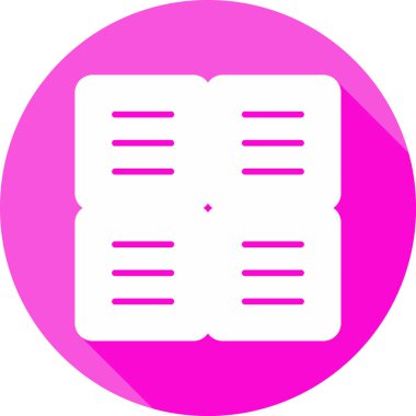 Kare simge tasarımı, vektör illüstrasyonu 