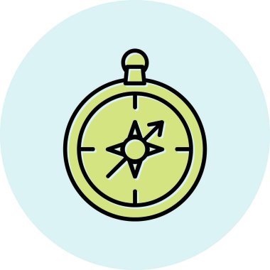 Pusula simgesi vektör resimlemesi 