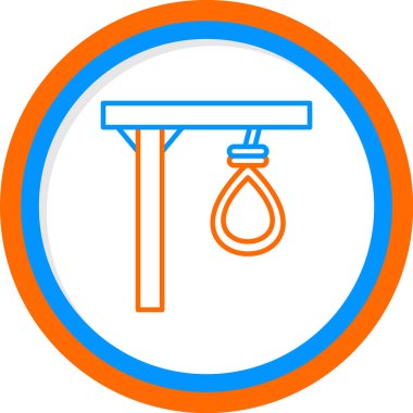 Gallow web simgesi, vektör illüstrasyonu