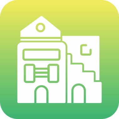 vektör evi oluşturma simgesi, modern tasarım illüstrasyonu 