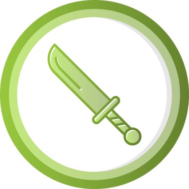 Hançer. Web simgesi basit illüstrasyon 