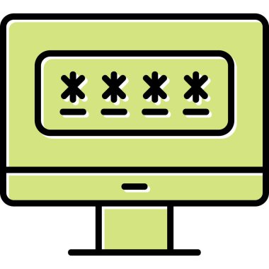 password web icon vector illustration 
