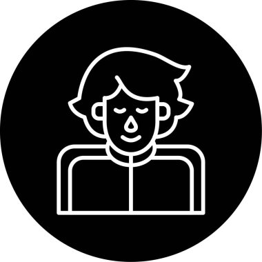 Sörfçü. Web simgesi basit illüstrasyon