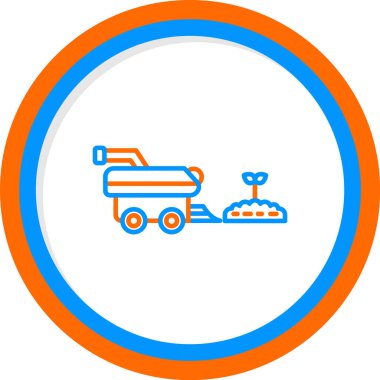 Tohum logo simgesinin vektör tasarımı 