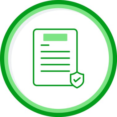 Veri Web simgesi basit illüstrasyon 